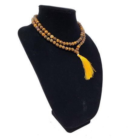 Mala Necklace or Prayer Beads - Tiger's Eye (108 Beads) - Magick Magick.com