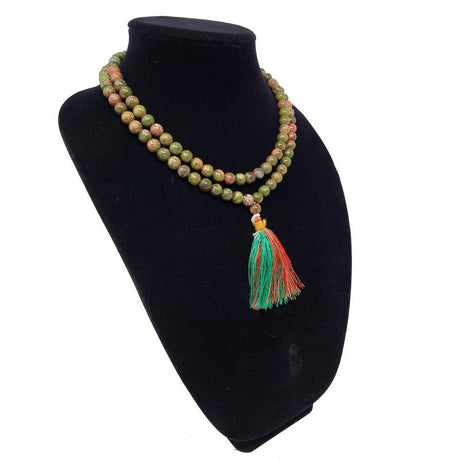 Mala Necklace or Prayer Beads - Unakite (108 Beads) - Magick Magick.com