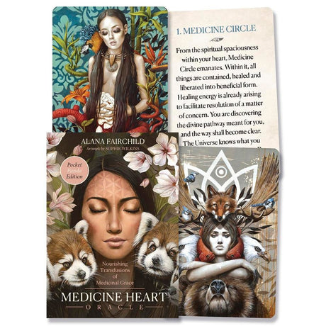 Medicine Heart Oracle (Pocket Panda Edition) by Alana Fairchild, Sophie Wilkins - Magick Magick.com