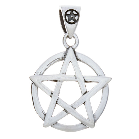 Medieval Pentacle Sterling Silver Pendant - Magick Magick.com