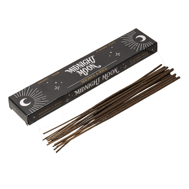 Midnight Moon Bergamot & Neroli Incense Sticks (15 Sticks) - Magick Magick.com