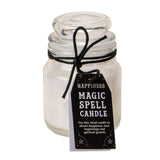 Mini Spell Glass Jar Candle - Happiness (White Sage) - Magick Magick.com