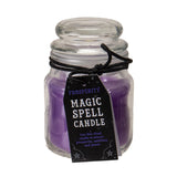 Mini Spell Glass Jar Candle - Prosperity (Lavender) - Magick Magick.com