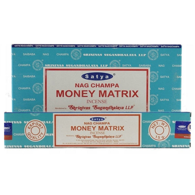 Money Matrix Satya Incense Sticks 15 gram - Magick Magick.com