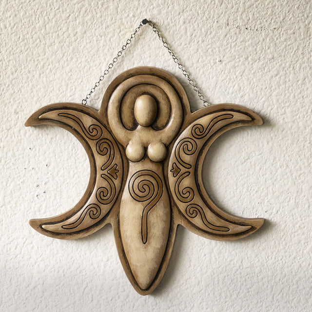 Moon Goddess Hanging Wall Plaque - Magick Magick.com