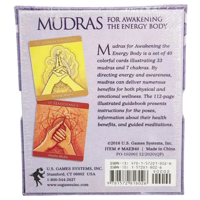 Mudras For Awakening The Energy Body Deck by Alison DeNicola, Sabina Espinet - Magick Magick.com