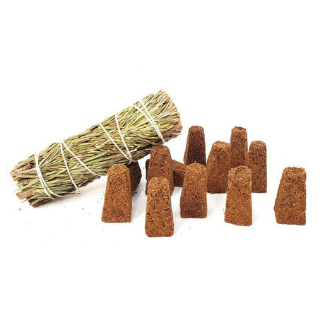 Natural Rosemary Sage Smudge Cones (12 Pack) - Magick Magick.com