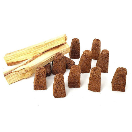 Natural White Sage & Palo Santo Sage Smudge Cones (12 Pack) - Magick Magick.com