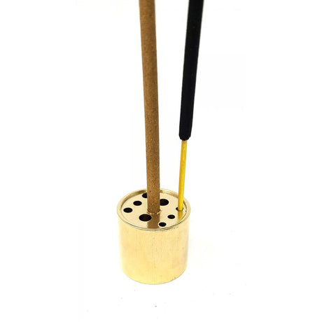 Nine Hole Brass Incense Holder - Magick Magick.com