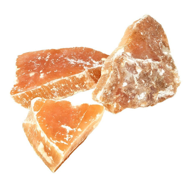 Orange Selenite Blocks (10lbs - Assorted Shapes) - Magick Magick.com