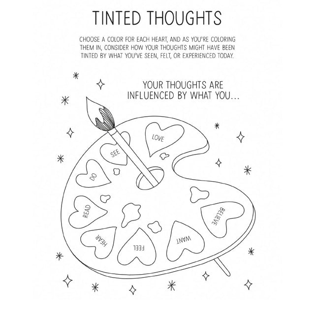 Out of Your Mind: A Journal and Coloring Book to Distract Your Anxious Mind by Dani DiPirro - Magick Magick.com