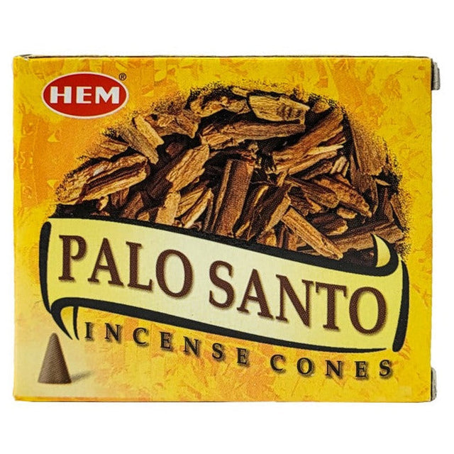 Palo Santo HEM Cone Incense (10 Cones) - Magick Magick.com