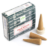 Palo Santo Satya Dhoop Incense Cones (12 Pack) - Magick Magick.com