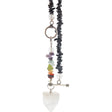 Pendulum Necklace - Black Tourmaline Chips with Apophyllite Rough Point - Magick Magick.com