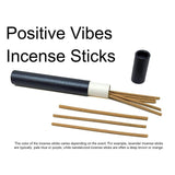 Positive Vibes Incense Gift Set with Incense Burner & Storage Container - Magick Magick.com