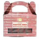 Positive Vibes Satya Backflow Dhoop Incense Cones (24 Pack) - Magick Magick.com