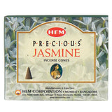 Precious Jasmine HEM Cone Incense (10 Cones) - Magick Magick.com