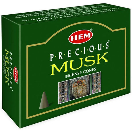 Precious Musk HEM Cone Incense (10 Cones) - Magick Magick.com