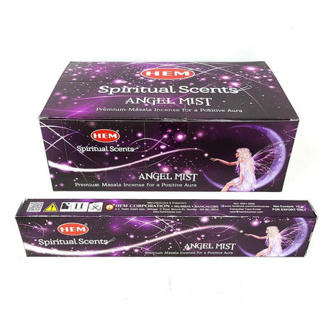 Premium Masala HEM Incense Sticks 15 grams - Angel Mist - Magick Magick.com