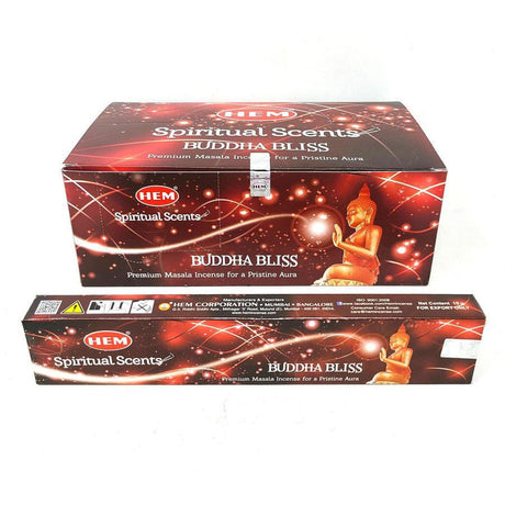 Premium Masala HEM Incense Sticks 15 grams - Buddha Bliss - Magick Magick.com
