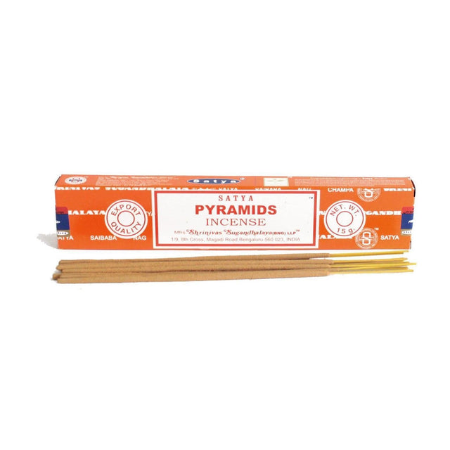 Pyramids Satya Incense Sticks 15 gram - Magick Magick.com