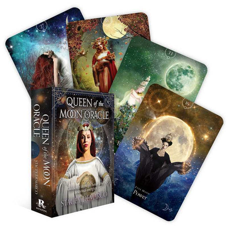 Queen of the Moon Oracle: Guidance through Lunar and Seasonal Energies by Stacey Demarco - Magick Magick.com