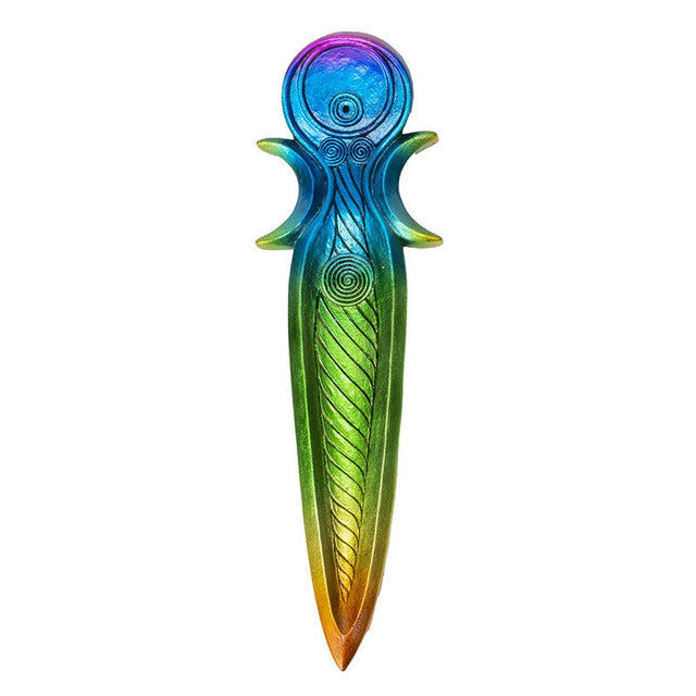 Rainbow Goddess Stick Incense Burner - Magick Magick.com