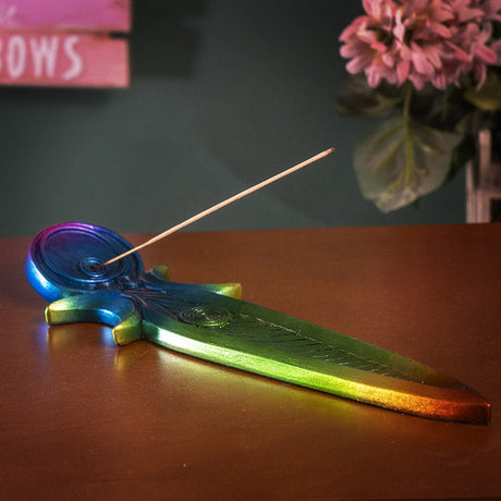 Rainbow Goddess Stick Incense Burner - Magick Magick.com