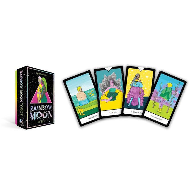 Rainbow Moon Tarot by Sam West - Magick Magick.com