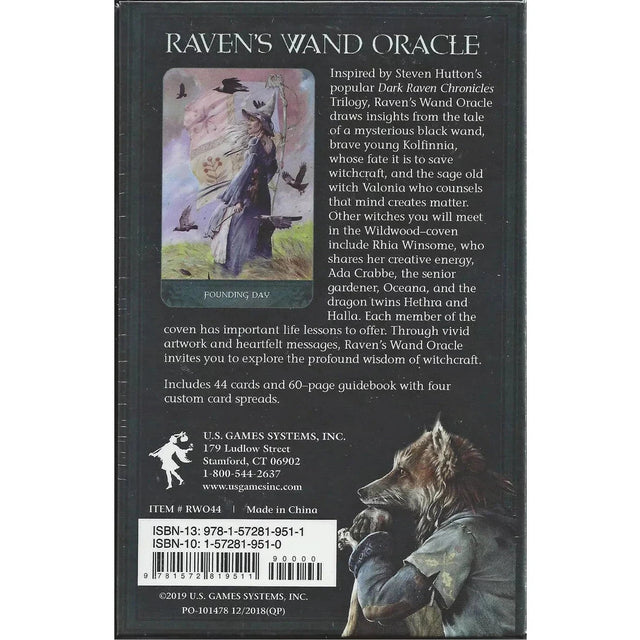 Raven's Wand Oracle by Steven Hutton - Magick Magick.com