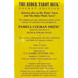 Rider-Waite Tarot Deck (Pocket Edition) by Pamela Colman Smith - Magick Magick.com