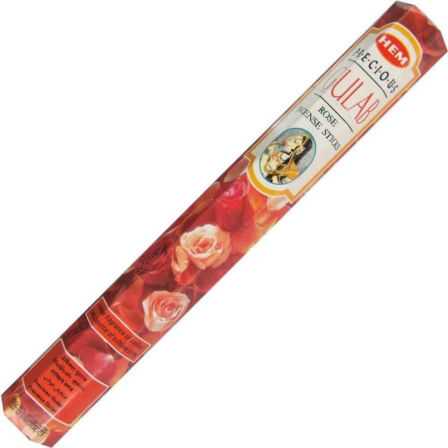 Rose HEM Incense Stick 20 Pack - Magick Magick.com