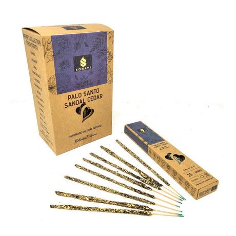 SONAVI Nature Edition Incense Sticks - Palo Santo, Sandal & Cedar (25 Grams) - Magick Magick.com