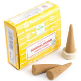 Sandalwood Satya Dhoop Incense Cones (12 Pack) - Magick Magick.com