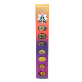 Seven Chakra Polished Gem Stones Incense Holders (Set of 7) - Magick Magick.com