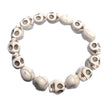 Skull Beaded Elastic Bracelet - Magick Magick.com