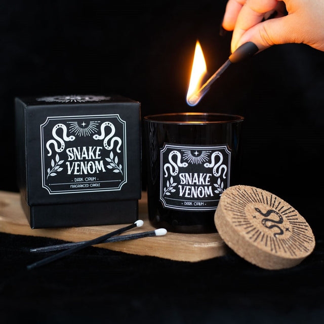 Snake Venom Dark Opium Candle - Magick Magick.com