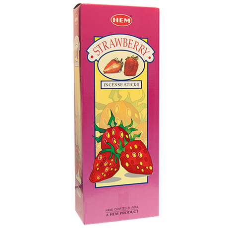 Strawberry HEM Incense Stick 20 Pack - Magick Magick.com