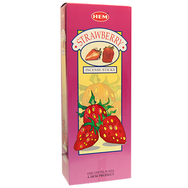 Strawberry HEM Incense Stick 20 Pack - Magick Magick.com