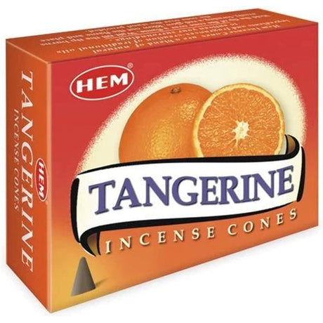 Tangerine HEM Cone Incense (10 Cones) - Magick Magick.com