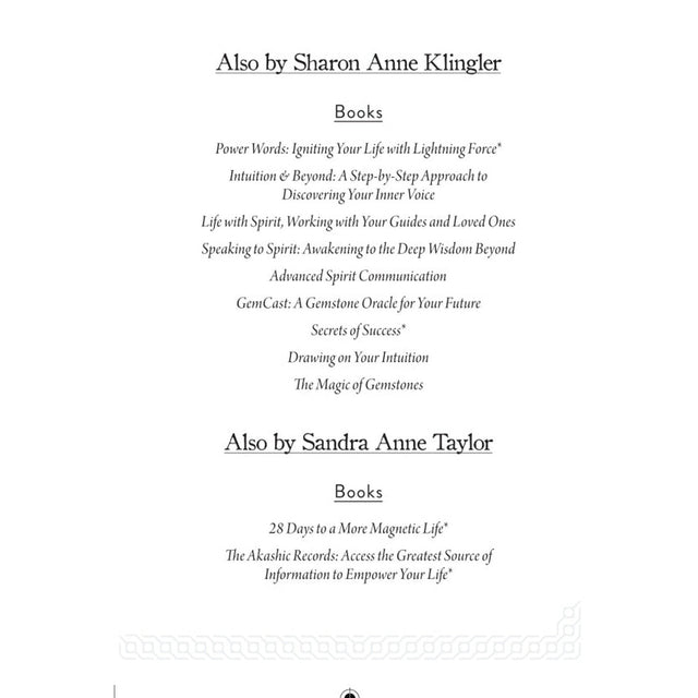 The Akashic Tarot by Sharon Anne Klingler, Sandra Anne Taylor - Magick Magick.com
