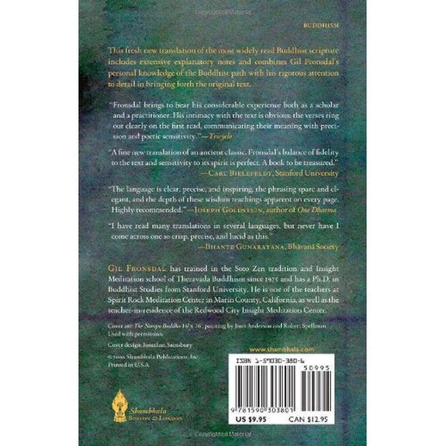 The Dhammapada: A New Translation of the Buddhist Classic with Annotations by by Gil Fronsdal, Jack Kornfield - Magick Magick.com