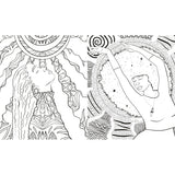 The Divine Feminine: Self-Discovery Coloring Journal by Sarina Mantle - Magick Magick.com