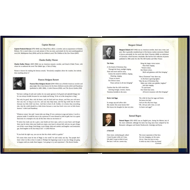 The Game of Authors Compendium (Hardcover) by Stuart R. Kaplan and William G. Miller - Magick Magick.com