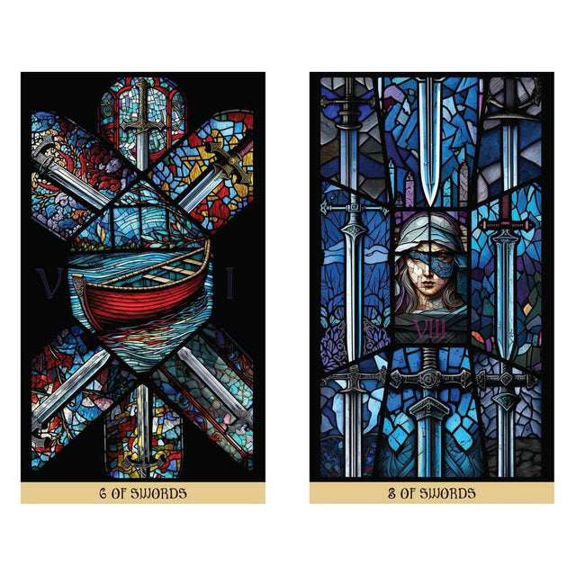 The Stained Glass Tarot by James Edward - Magick Magick.com