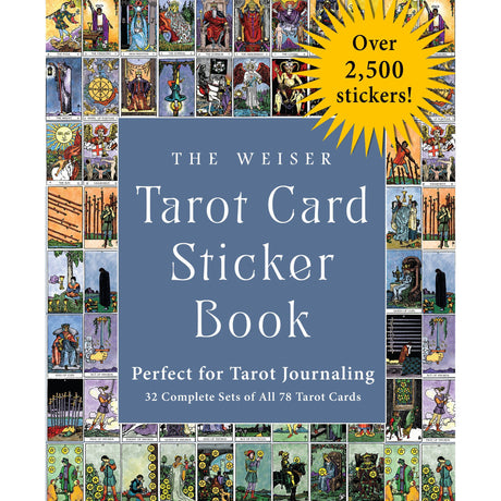 The Weiser Tarot Card Sticker Book (2,500+ Stickers) - Magick Magick.com