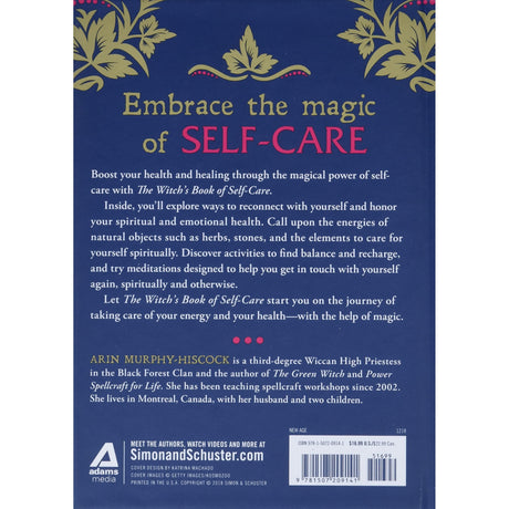 The Witch's Book of Self-Care (Hardcover) by Arin Murphy-Hiscock - Magick Magick.com