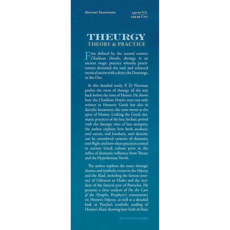 Theurgy: Theory and Practice (Hardcover) by P. D. Newman - Magick Magick.com