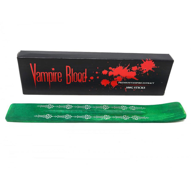 Vampires Blood Incense 100 grams with Wooden Incense Burner - Magick Magick.com