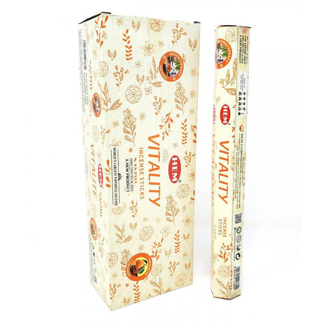 Vitality (Tangerine & Cinnamon) HEM Incense Stick 20 Pack - Magick Magick.com